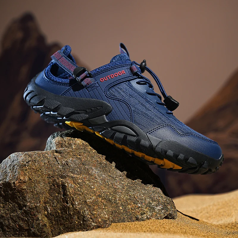 Women Shoes Big W - Sepatu Hiking Pria Biru Musim Panas