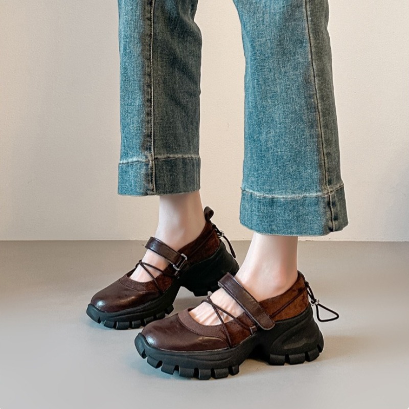 Women Shoes Sandals - Sepatu Mary Jane Balet Retro Baru