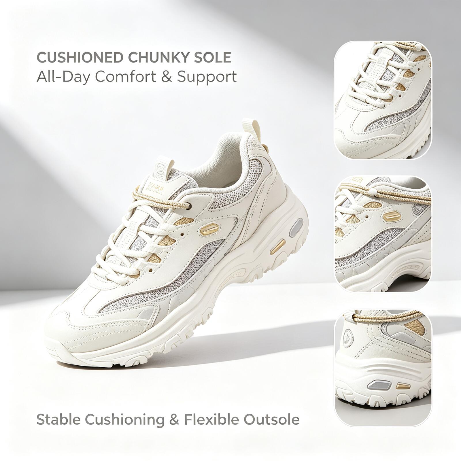 Women Shoes Skechers - Skechers Sepatu Panda D'Lites 1.0 Wanita