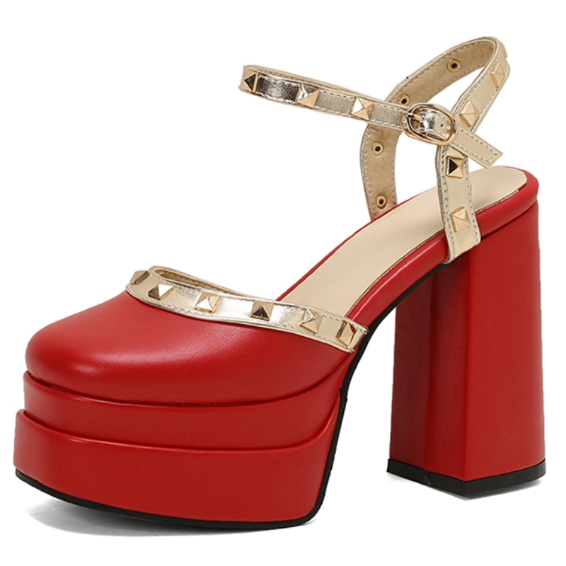Square Toe Mule - Sepatu Hak Tinggi Mewah Musim Panas