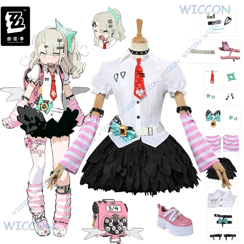 Women'S Shoes Zone - Kostum Cosplay Game Zenless Zone Zero