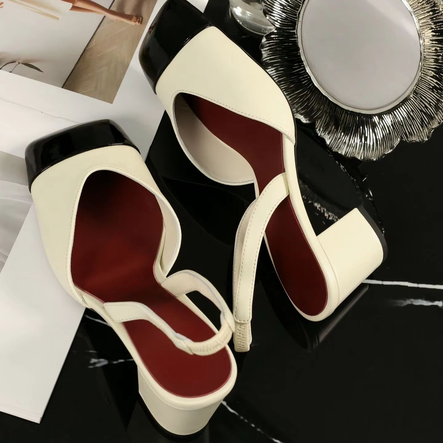 Sepatu Slingback Wanita Dua Wa - Women Shoes Sandals ulasan dan harga