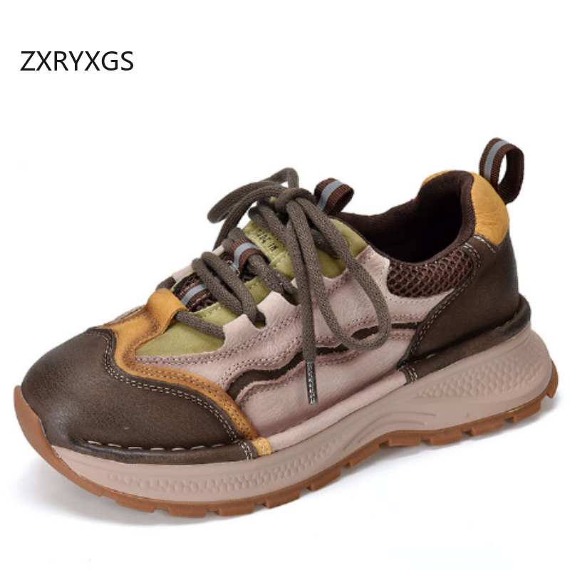 ZXRYXGS Sepatu Kets Kulit Asli - Women Shoes Size 4 In Cm ulasan dan harga