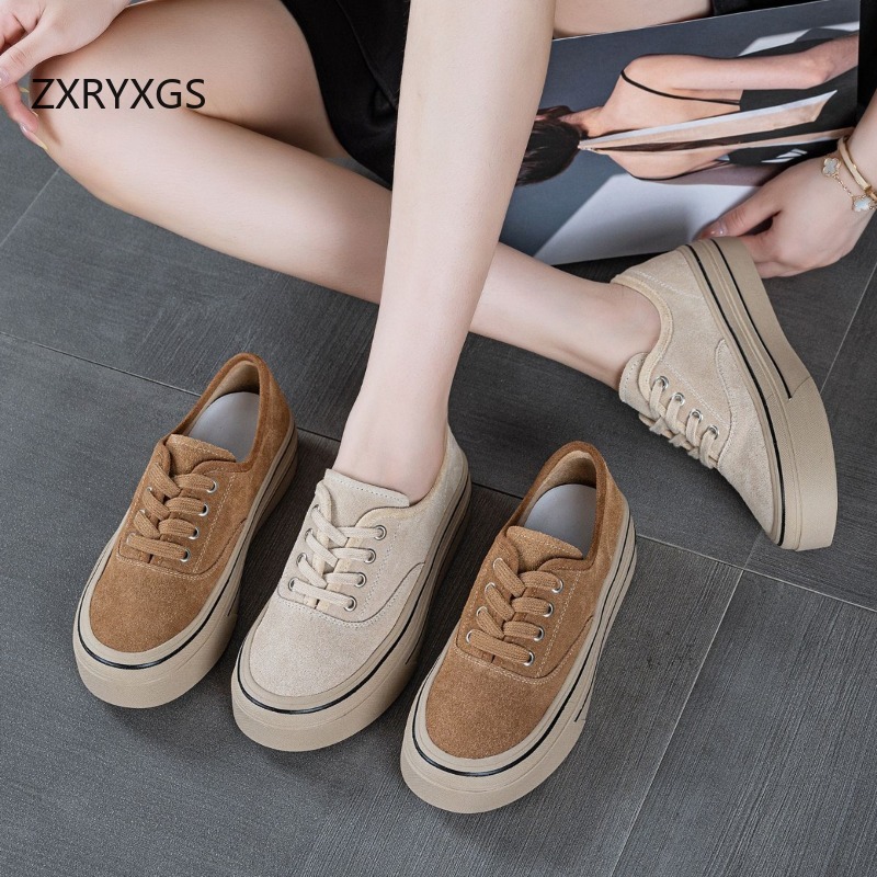 ZXRYXGS Sepatu Platform Datar  - Women Shoes Size 4 In Cm ulasan dan harga