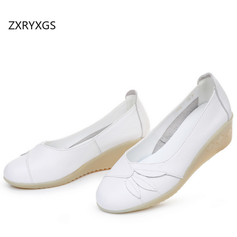 ZXRYXGS Sepatu Putih Kulit Asl - Women Shoes Size 4 In Cm ulasan dan harga