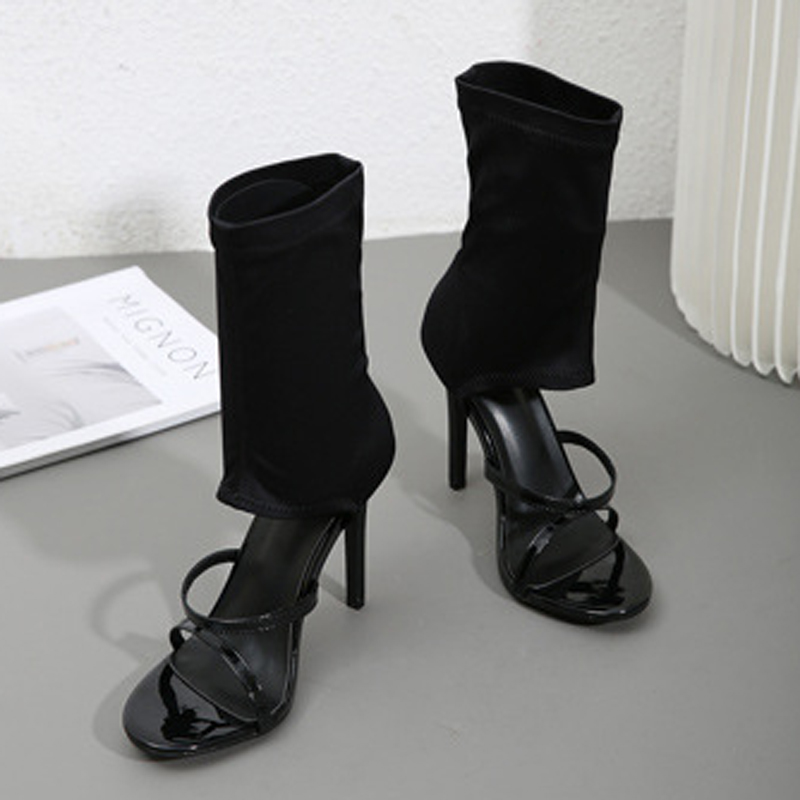 Sandal Sepatu Kain Elastis Hig - Women Shoes Boots ulasan dan harga