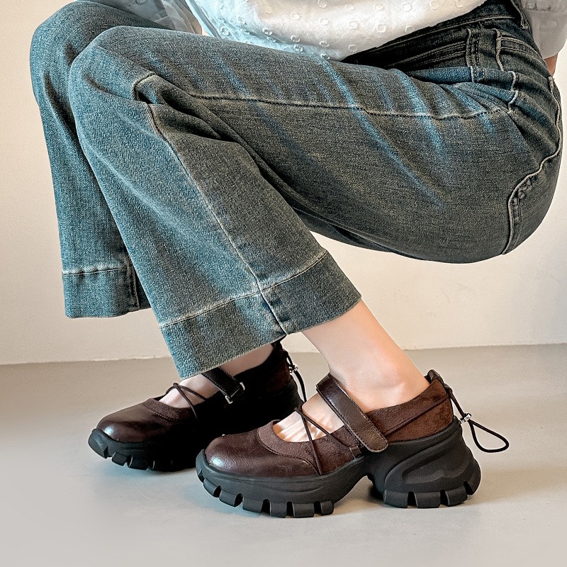 Sepatu Mary Jane Balet Retro B - Women Shoes Sandals ulasan dan harga