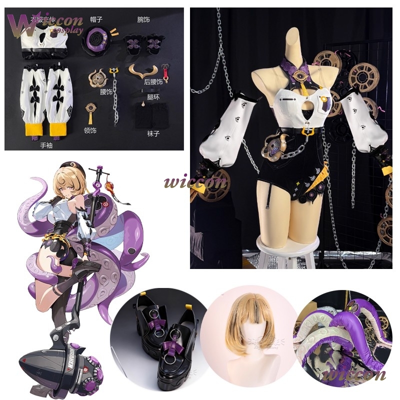 Kostum Cosplay Game ZZZ New Yi - Women'S Shoes Zone ulasan dan harga