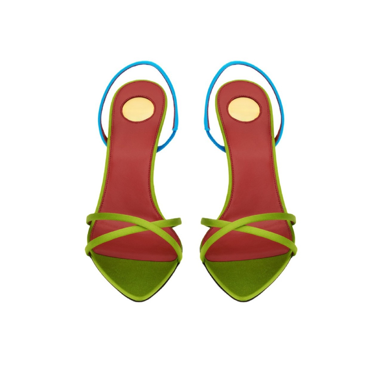 Sandal Stiletto Slingback Tali - Square Toe Mule ulasan dan harga