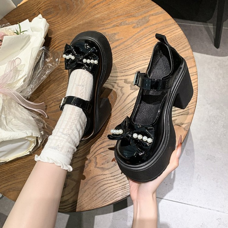 Sepatu Lolita 2026 Hitam Hak S - Women'S Shoes Popular ulasan dan harga