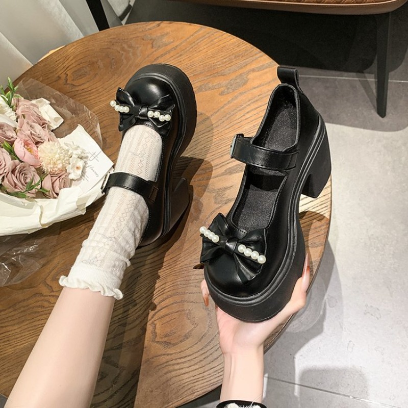 Sepatu Lolita 2026 Hitam Hak S - Women'S Shoes Popular ulasan dan harga