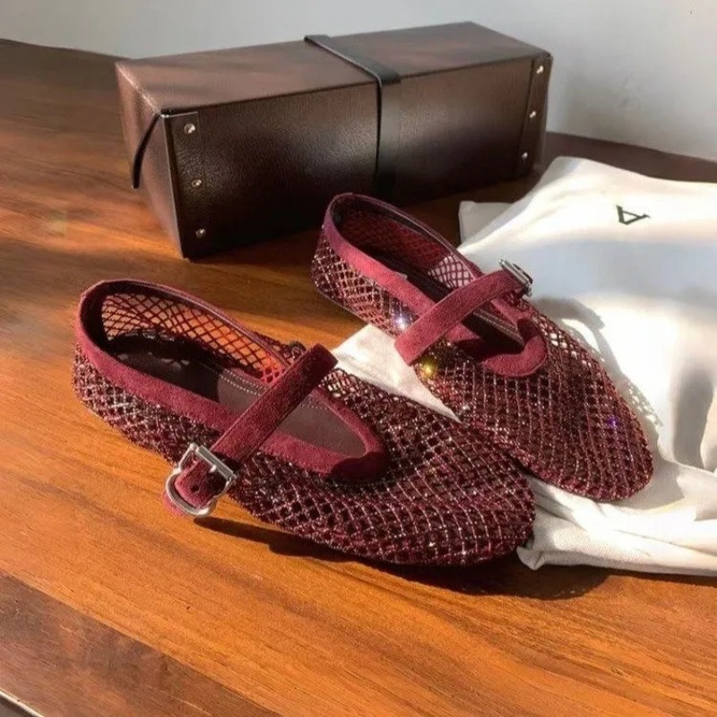 Sandal Baotou Berhias Rhinesto - Women Shoes Sandals ulasan dan harga